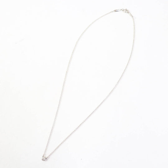 TIFFANY&Co. Necklace Main: AG925, Part: Diamond Silver El Saperetti By the yard Women Used Authentic