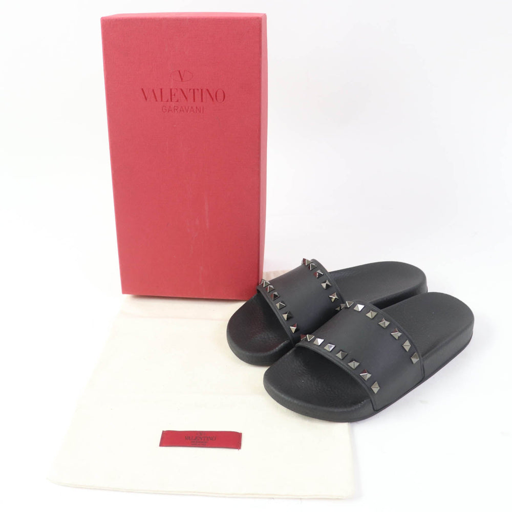 Valentino Garavani Sandals ZW2S0076 rubber black Women 37 Used Authentic