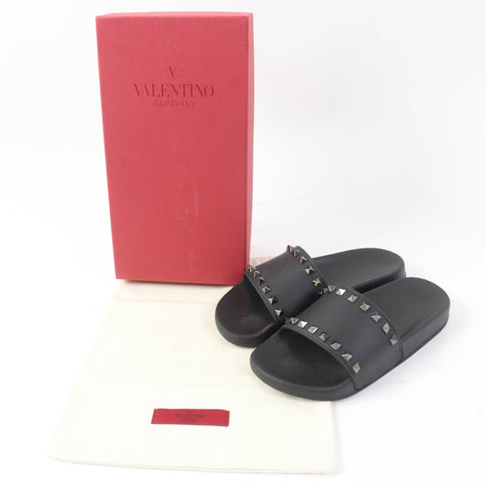 Valentino Garavani Sandals ZW2S0076 rubber black Women 37 Used Authentic