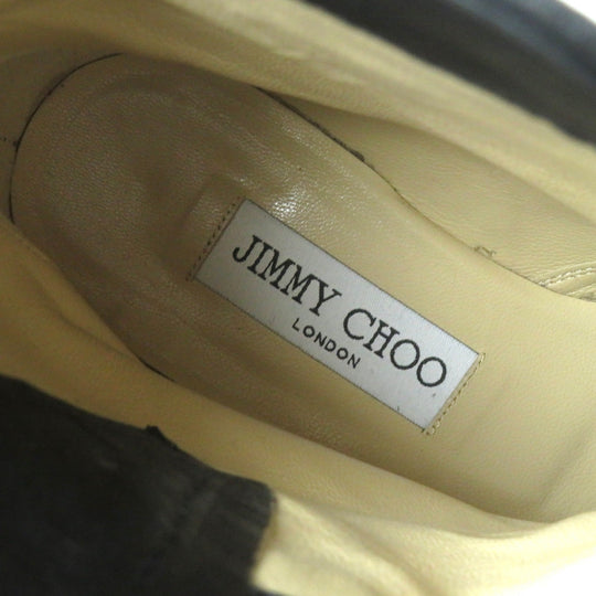 JIMMY CHOO short boots Main: Leather black BIKER Women 35 Used Authentic