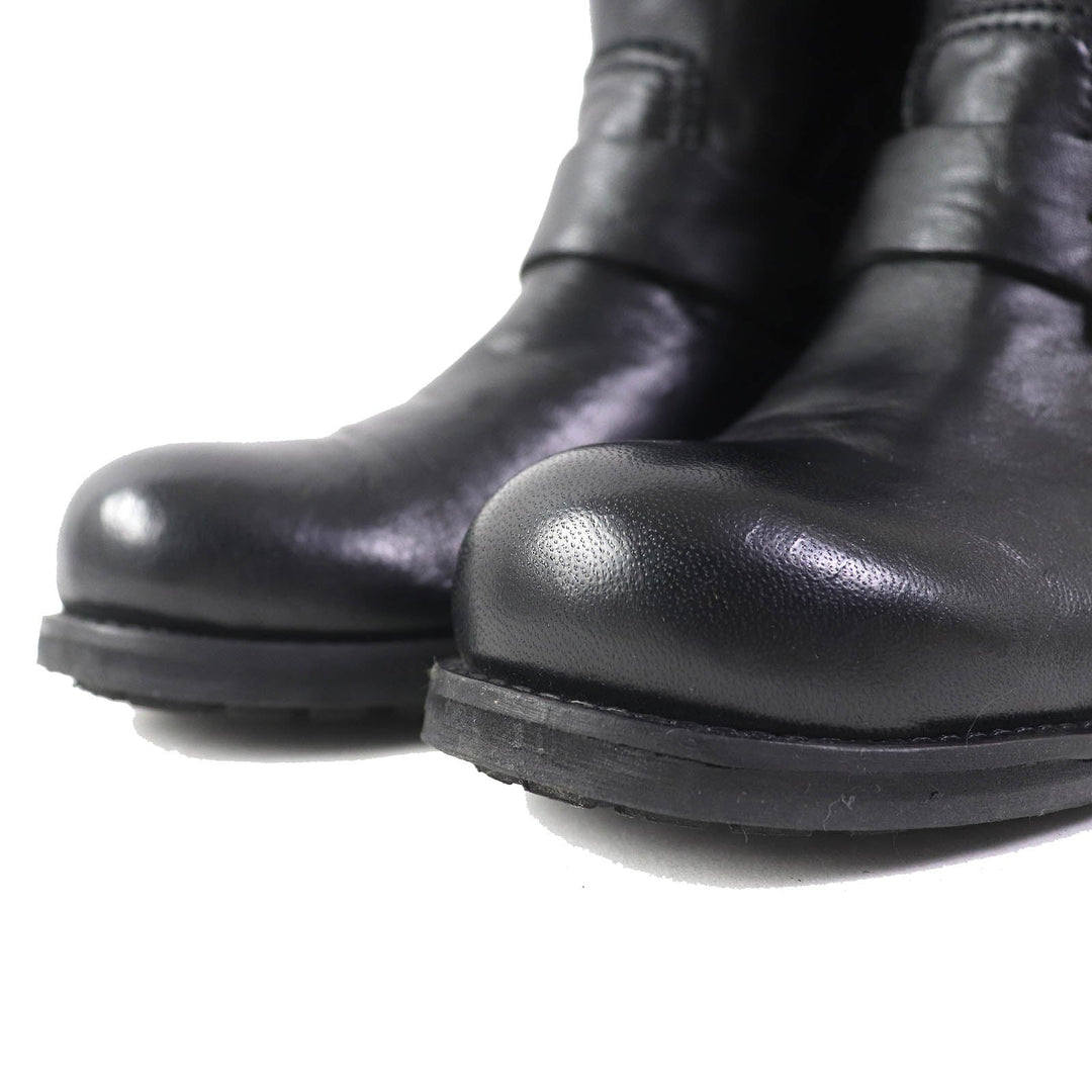 JIMMY CHOO short boots Main: Leather black BIKER Women 35 Used Authentic