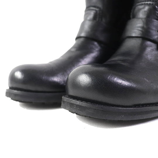 JIMMY CHOO short boots Main: Leather black BIKER Women 35 Used Authentic