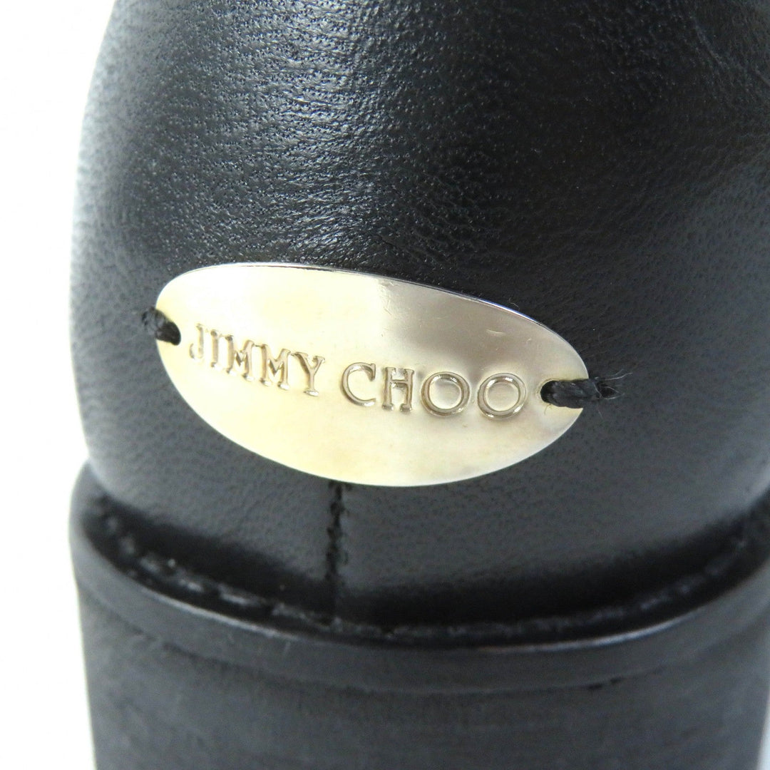 JIMMY CHOO short boots Main: Leather black BIKER Women 35 Used Authentic
