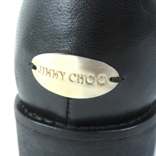 JIMMY CHOO short boots Main: Leather black BIKER Women 35 Used Authentic