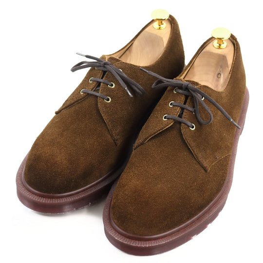 Dr.Martens Leather shoes 20742201 Main: Suede Dark brown MIE CLASSICS 1461 DESERT OASIS SUEDE mens 7 Used Authentic