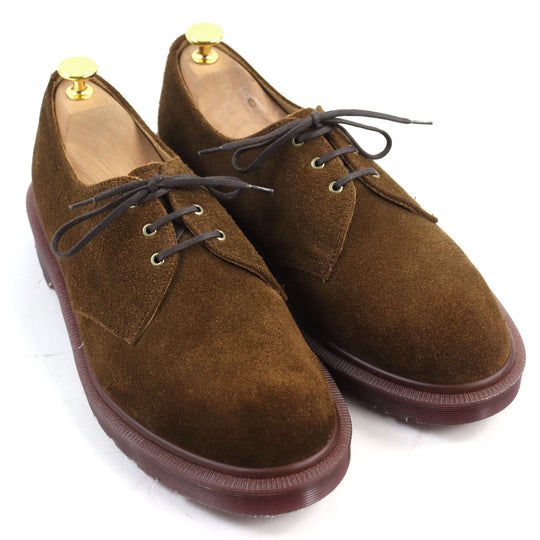 Dr.Martens Leather shoes 20742201 Main: Suede Dark brown MIE CLASSICS 1461 DESERT OASIS SUEDE mens 7 Used Authentic