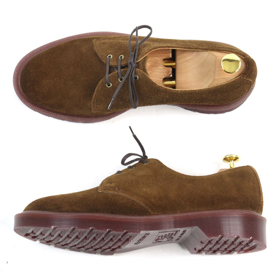 Dr.Martens Leather shoes 20742201 Main: Suede Dark brown MIE CLASSICS 1461 DESERT OASIS SUEDE mens 7 Used Authentic