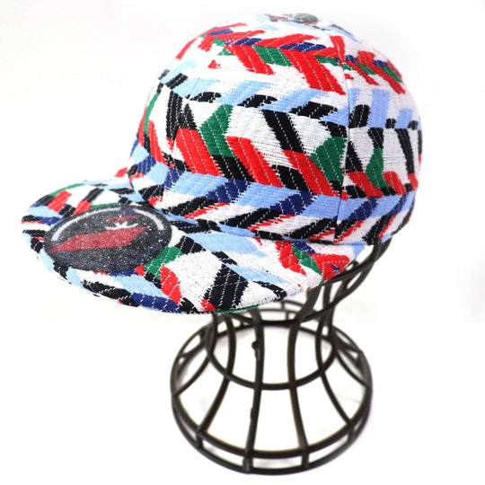 CHANEL cap 16S Outer: 57% polyamide (nylon), Outer: 30% polyester, Outer: 13% cotton, Lining: 100% cotton, Other: 77% VERRE/GLASS, 23% polyurethane multicolor Airline Women Used Authentic