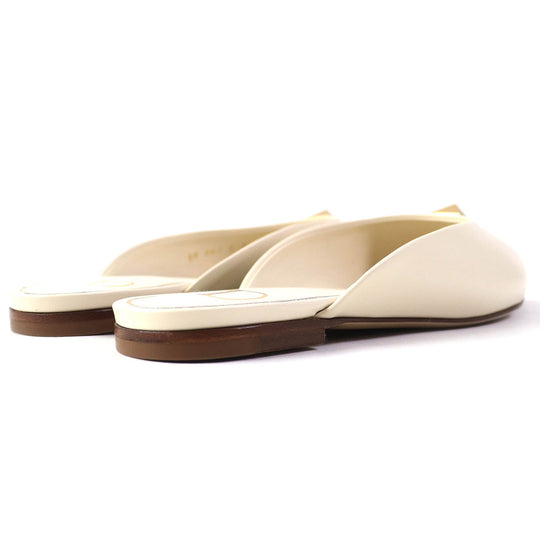 VALENTINO Sandals Main: Leather Ivory Women 35 Used Authentic