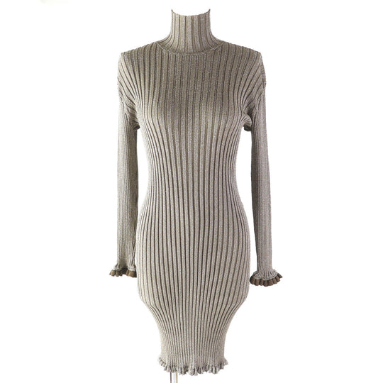 Chloe one piece Main: 67% silk, Main: 33% polyester, Other: 100% polyamide Boyish Khaki Women XS Used Authentic
