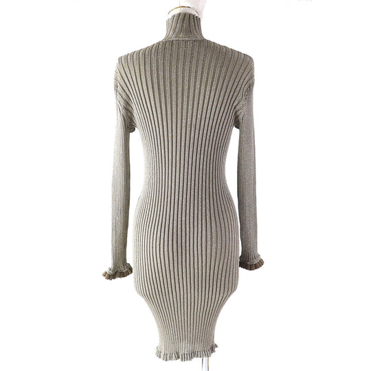 Chloe one piece Main: 67% silk, Main: 33% polyester, Other: 100% polyamide Boyish Khaki Women XS Used Authentic
