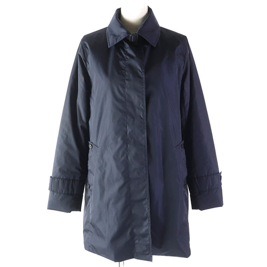 Aquascutum coat nylon Navy Women S Used Authentic