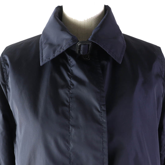 Aquascutum coat nylon Navy Women S Used Authentic