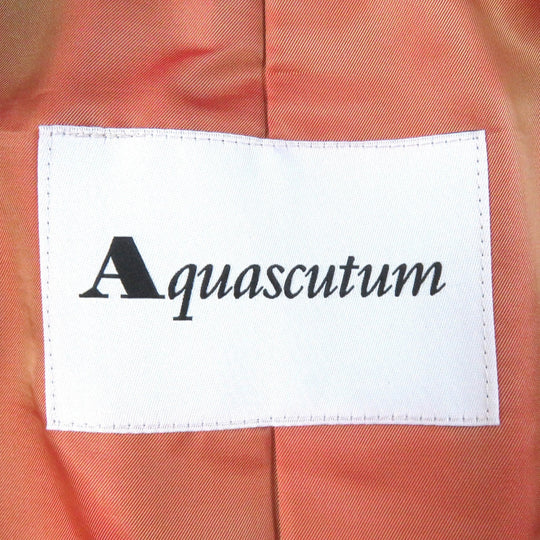 Aquascutum coat nylon Navy Women S Used Authentic