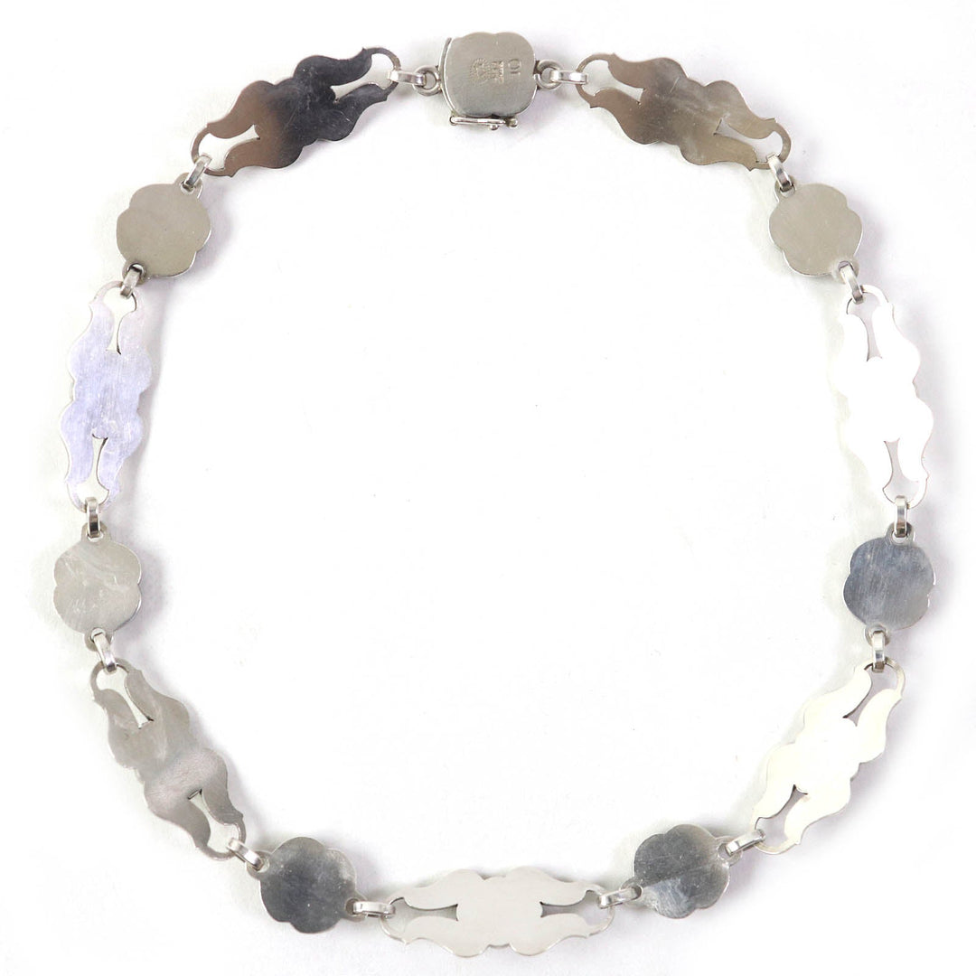 Georg Jensen Necklace 10 Main�FSV925 Silver Women Used Authentic