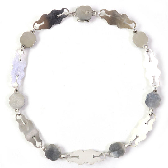 Georg Jensen Necklace 10 Main�FSV925 Silver Women Used Authentic