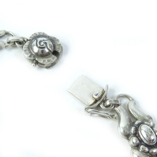 Georg Jensen Necklace 10 Main�FSV925 Silver Women Used Authentic