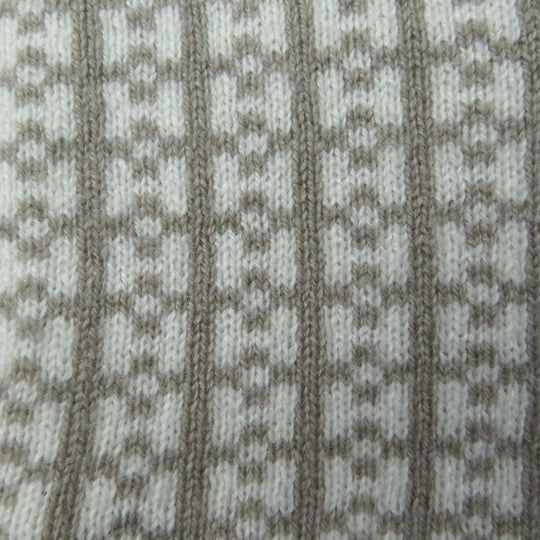 HERMES gloves Main: 100% cashmere Greige Ivory Hope Women S Used Authentic