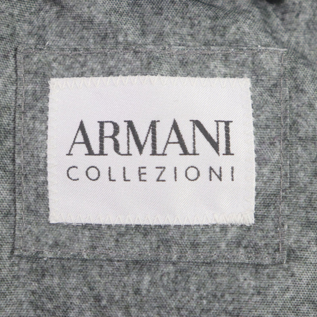 ARMANI COLLEZIONI Down jacket polyester gray mens EU 52 Used Authentic