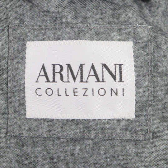 ARMANI COLLEZIONI Down jacket polyester gray mens EU 52 Used Authentic