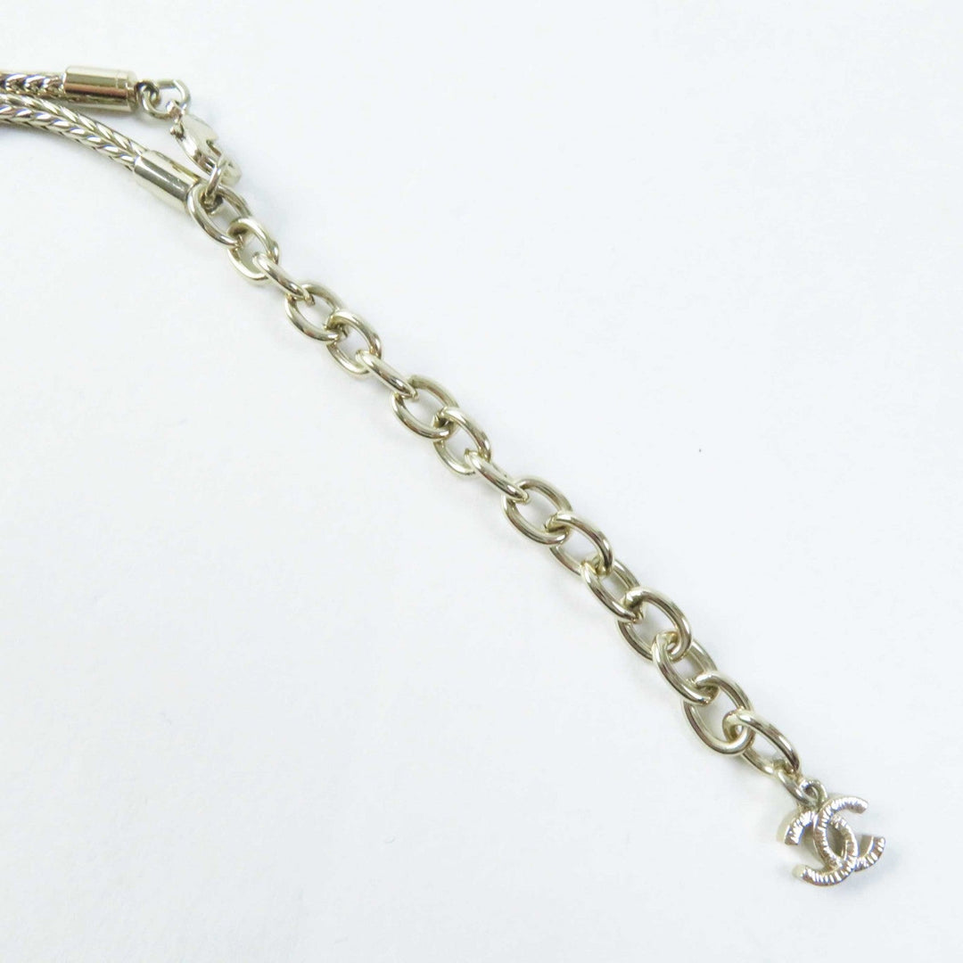 CHANEL Necklace Y22X Gold Plated, Faux Pearl, Rhinestone gold MADEMOISELLE Women Used Authentic