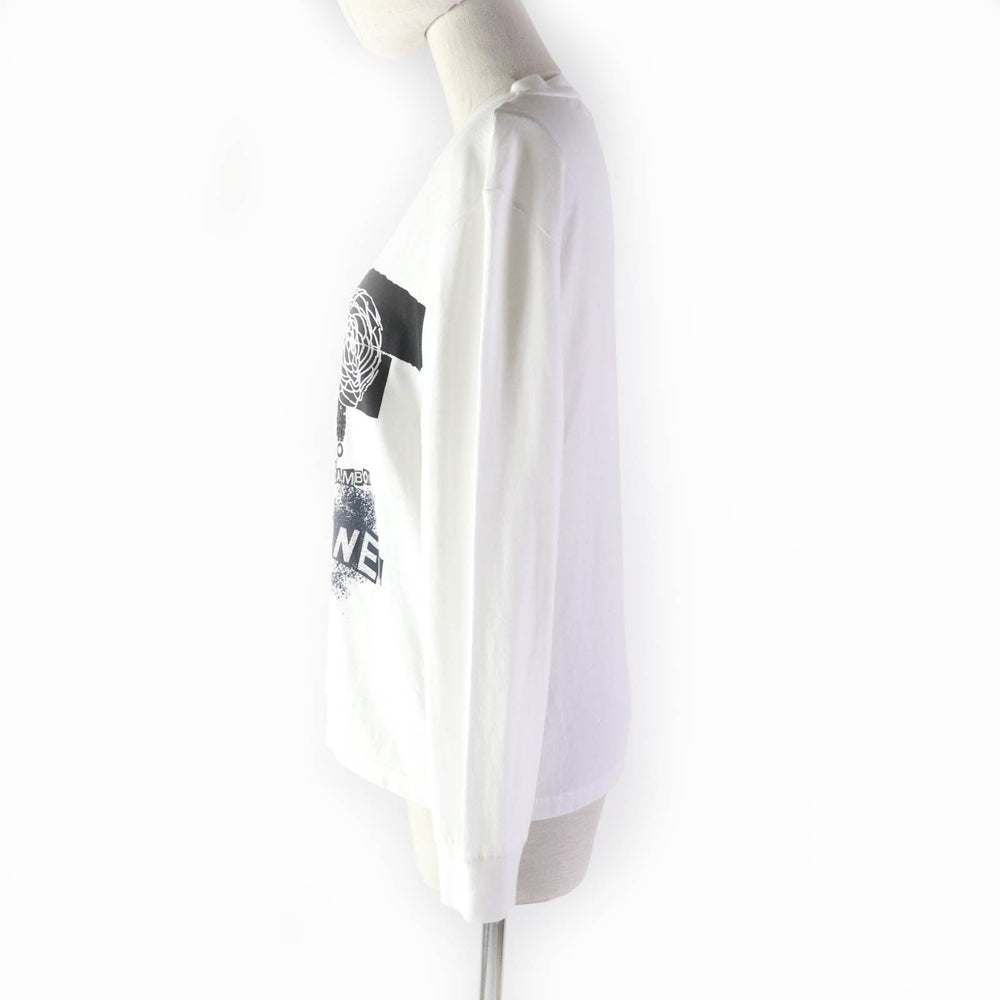 CHANEL Cut P63300 Main: 100% cotton White black Women S Used Authentic