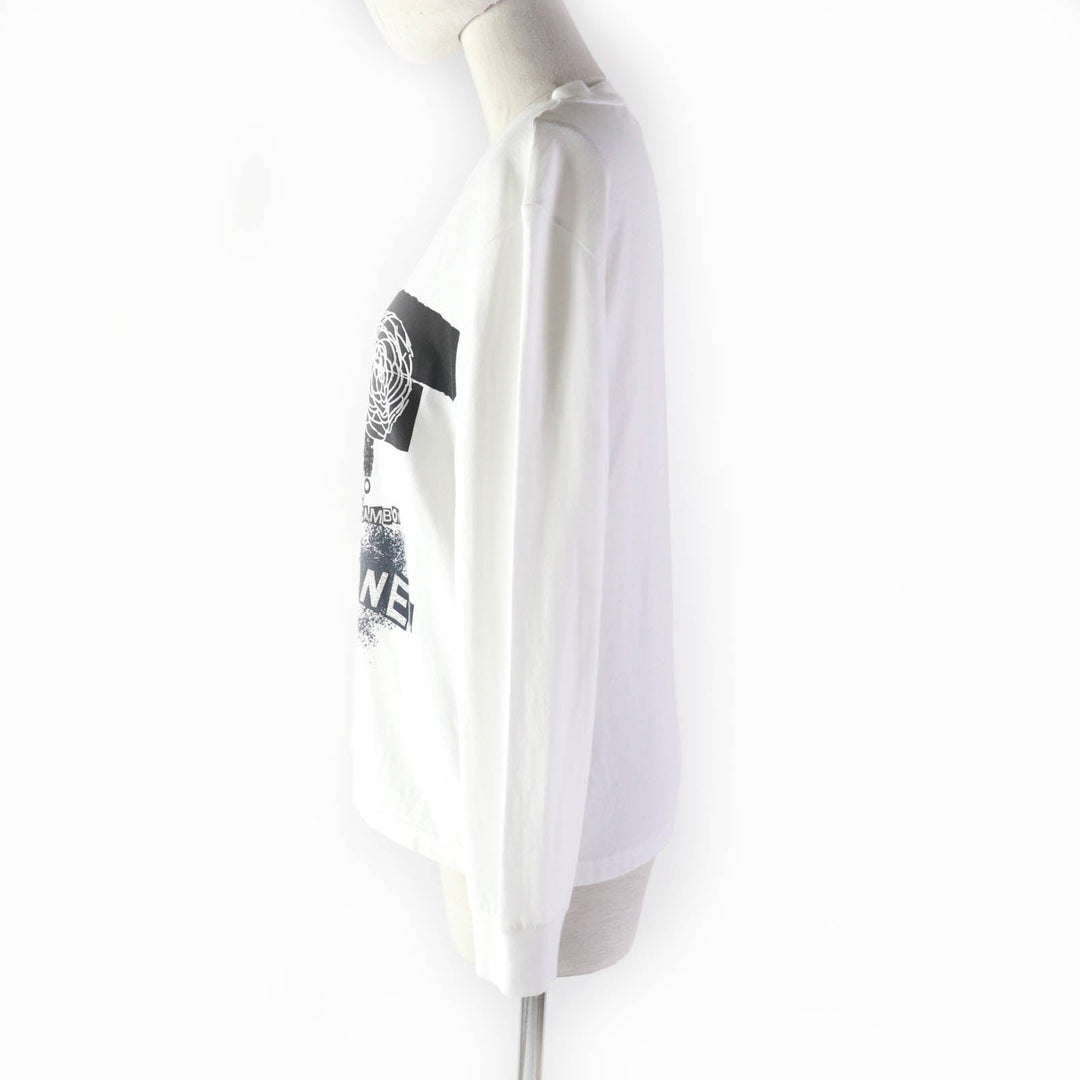 CHANEL Cut P63300 Main: 100% cotton White black Women S Used Authentic