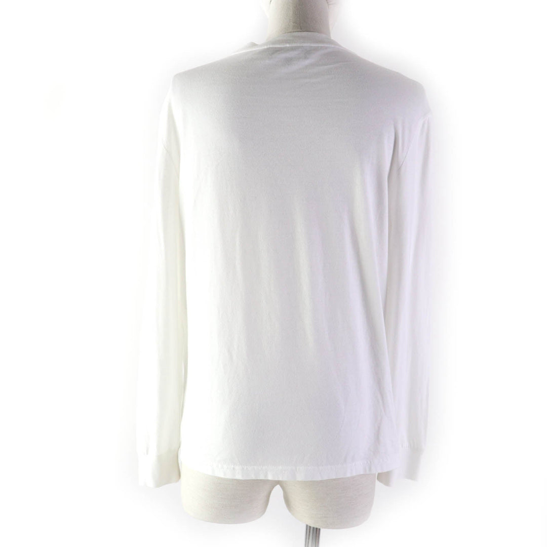 CHANEL Cut P63300 Main: 100% cotton White black Women S Used Authentic