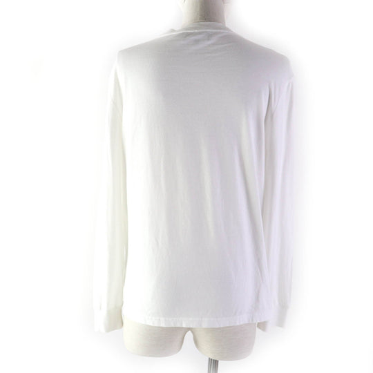 CHANEL Cut P63300 Main: 100% cotton White black Women S Used Authentic
