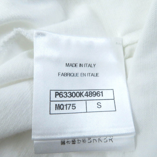 CHANEL Cut P63300 Main: 100% cotton White black Women S Used Authentic