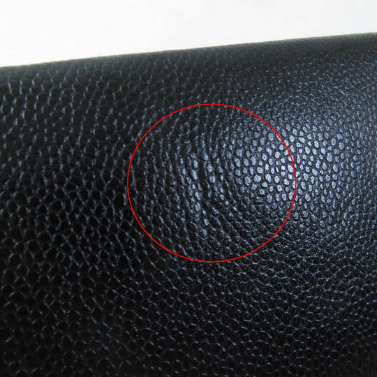 CHANEL Pouch A80910 Caviar skin black Matrasse Women Used Authentic