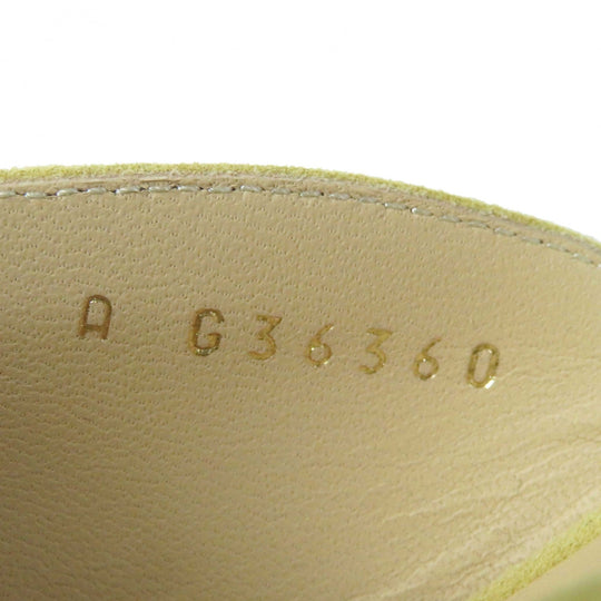 CHANEL pumps G36360 Main: Suede leather Beige black Women 36 Used Authentic