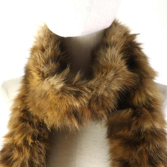 FENDI Stall Main: Russian sable Brown Women Used Authentic
