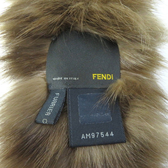 FENDI Stall Main: Russian sable Brown Women Used Authentic