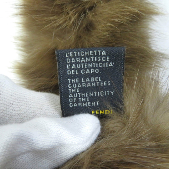 FENDI Stall Main: Russian sable Brown Women Used Authentic