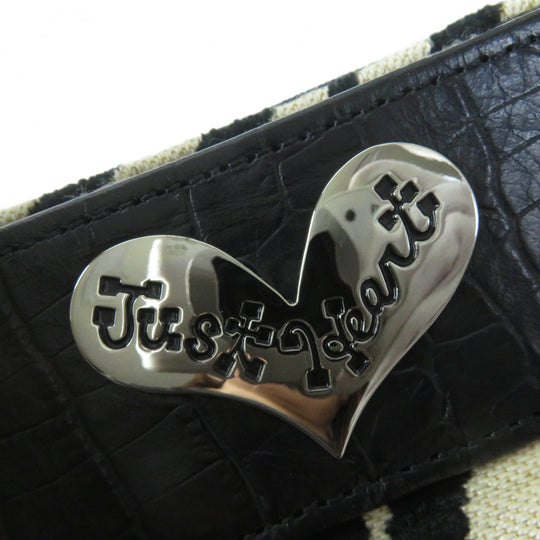 thinkbee Handbag leather multicolor Tote Bag Animal Pattern Bijou Sequin Beads Logo Just Heart Punkish Zebra Women Used Authentic