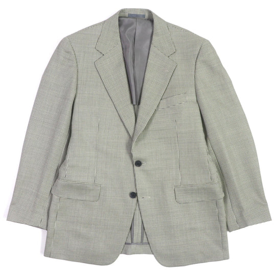 BURBERRY LONDON tailored jacket Outer material: 60% wool, Outer material: 30% silk, Outer material: 10% mohair, Sleeve lining: cupra, Body lining: polyester: cupra Light gray mens 175 A6 Used Authentic
