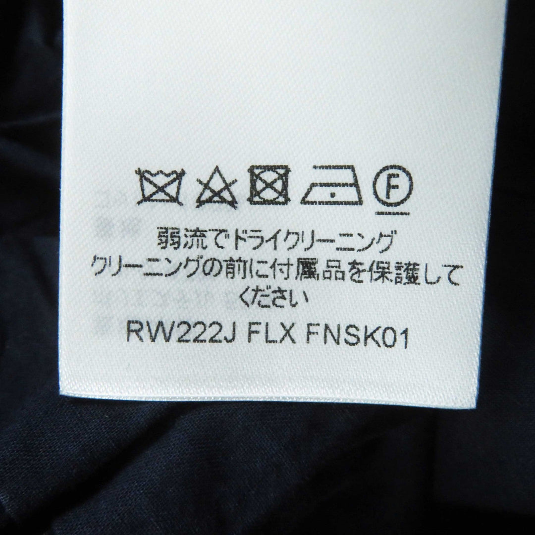 LOUIS VUITTON flare skirt Outer: 53% polyester, Outer: 47% silk, Lining: 100% cotton Navy Women 34 Used Authentic