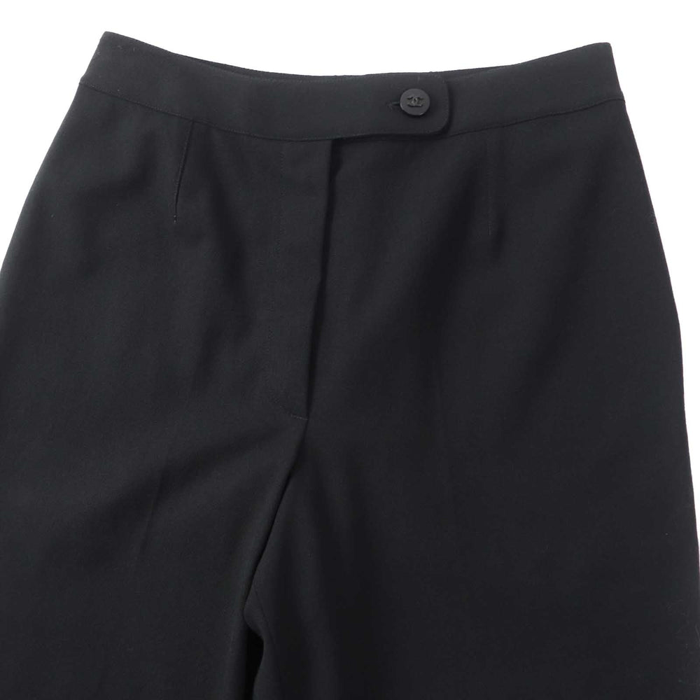 CHANEL Pants 98C P10018 Outer: 94% wool, Outer: 3% polyamide (nylon), Outer: 3% nylon black Women 36 Used Authentic
