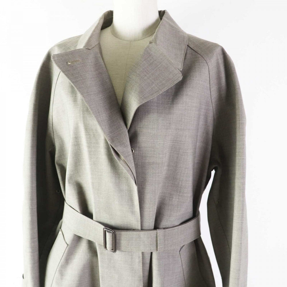 HERMES coat wool gray Margiela period