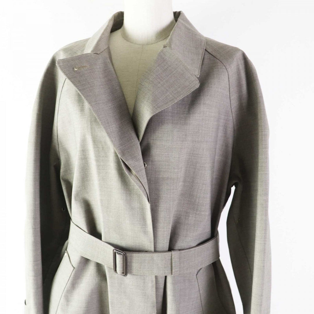 HERMES coat wool gray Margiela period