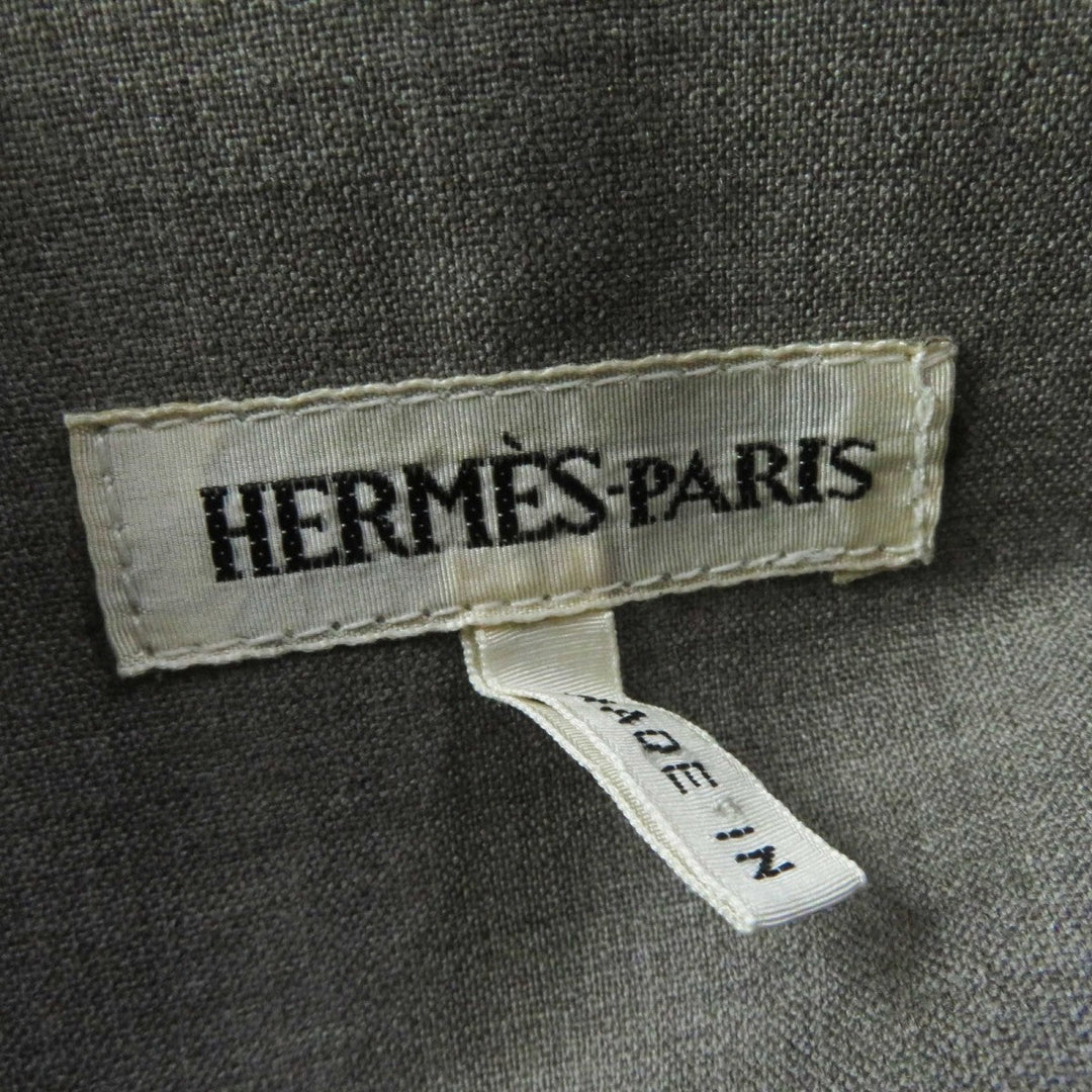 HERMES coat wool gray Margiela period