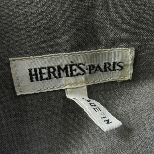 HERMES coat wool gray Margiela period