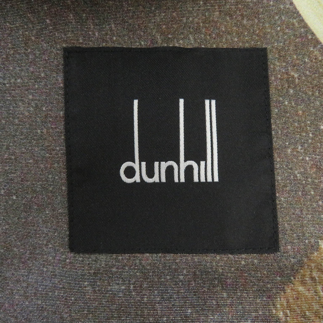 Dunhill poncho DU20RH033T0207 Outer: 100% silk, Lining: 100% cupra, Trim: cowhide Black type mens M Used Authentic