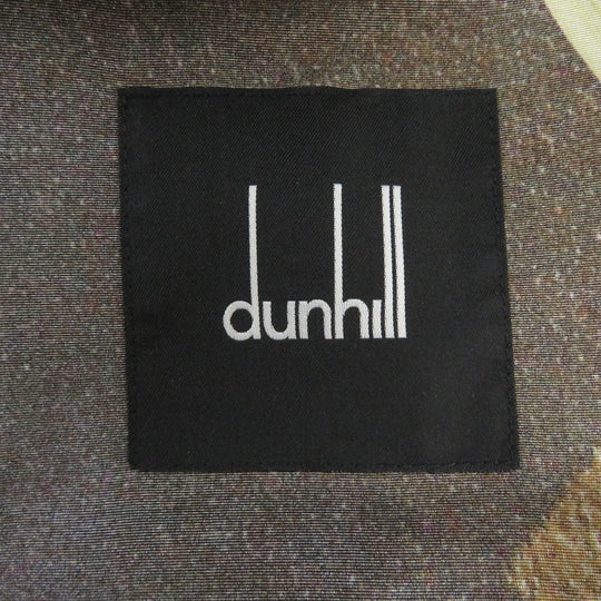 Dunhill poncho DU20RH033T0207 Outer: 100% silk, Lining: 100% cupra, Trim: cowhide Black type mens M Used Authentic