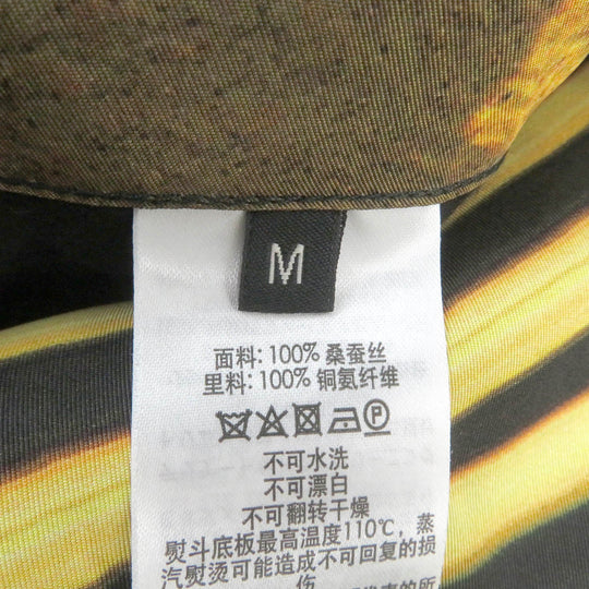 Dunhill poncho DU20RH033T0207 Outer: 100% silk, Lining: 100% cupra, Trim: cowhide Black type mens M Used Authentic