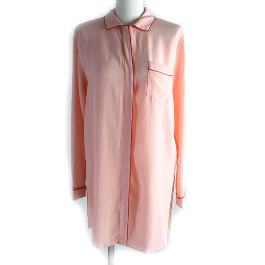 ETRO blouse Main: 100% silk pink Women 38 Used Authentic