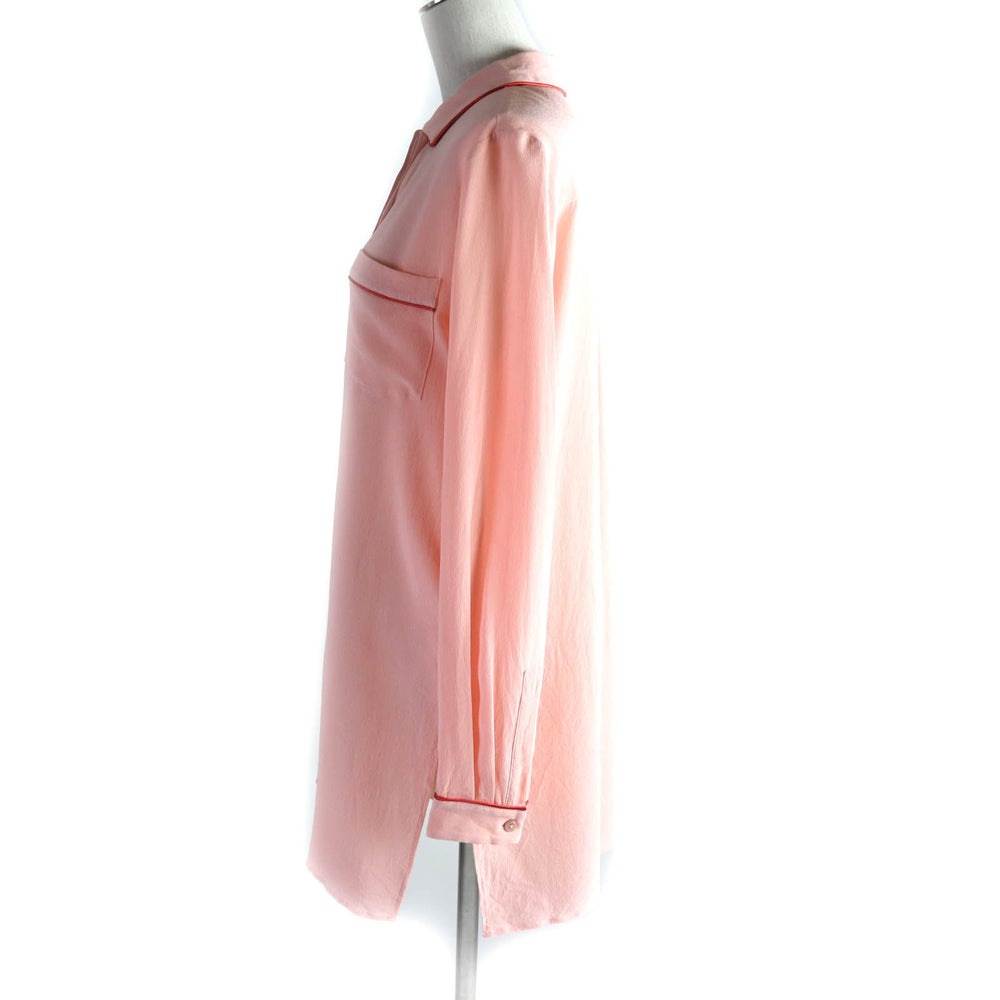ETRO blouse Main: 100% silk pink Women 38 Used Authentic
