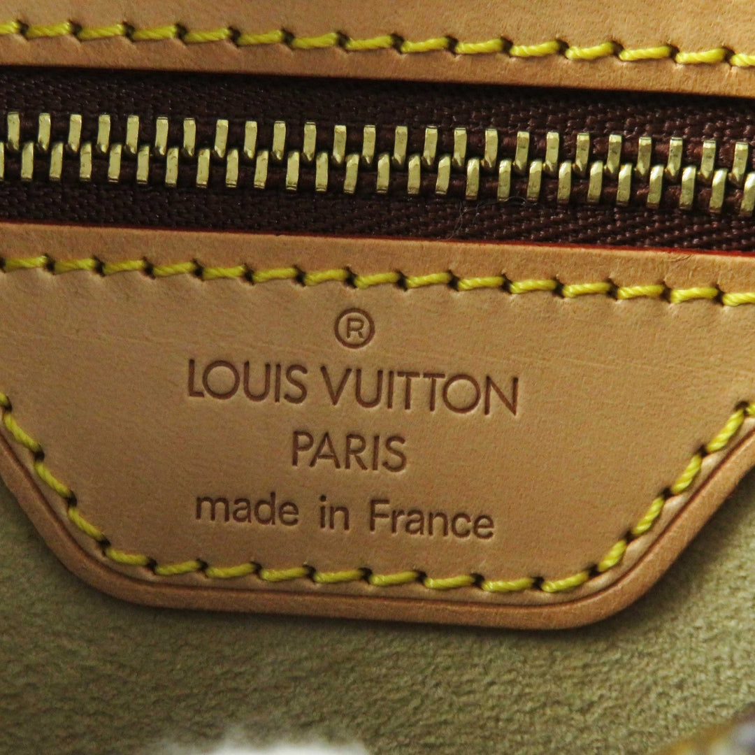 LOUIS VUITTON Shoulder Bag M51146 Monogram canvas, tanned leather Brown Monogram LoopingMM Women Used Authentic