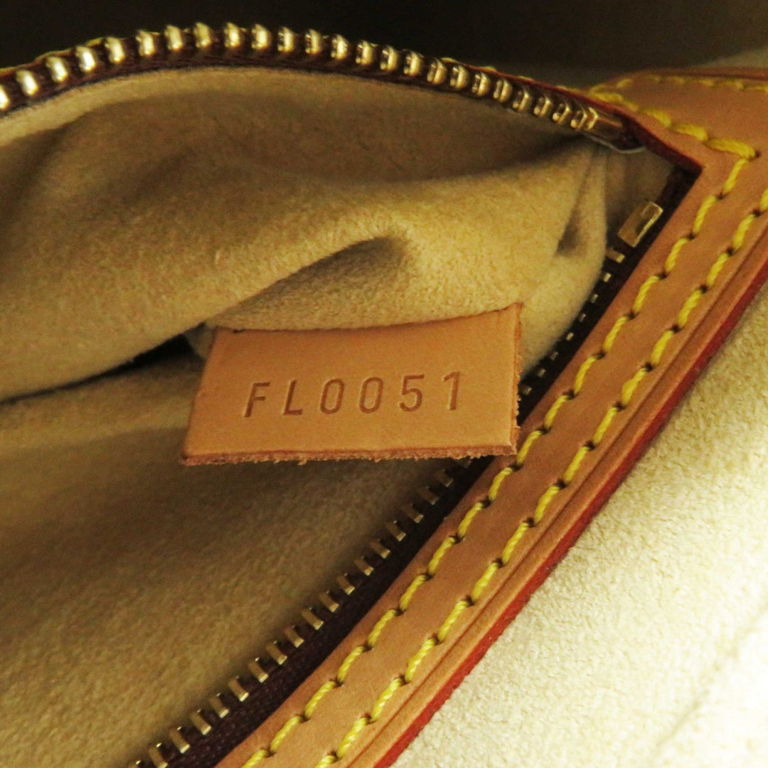 LOUIS VUITTON Shoulder Bag M51146 Monogram canvas, tanned leather Brown Monogram LoopingMM Women Used Authentic